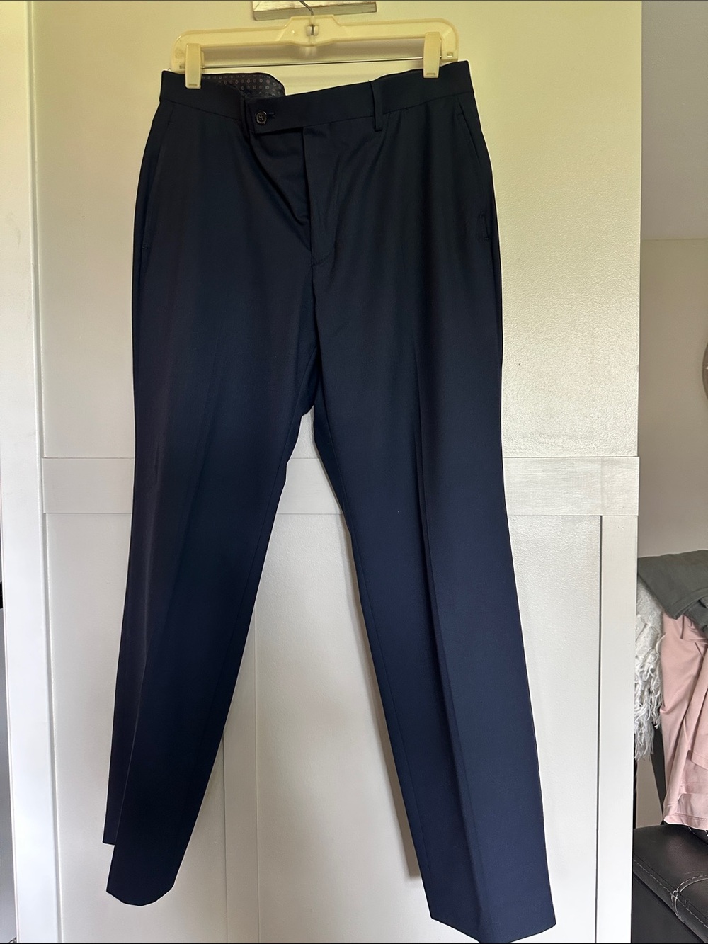 Ralph Lauren Men's Classic Navy Dress Pants - Tailored Formal Trousers